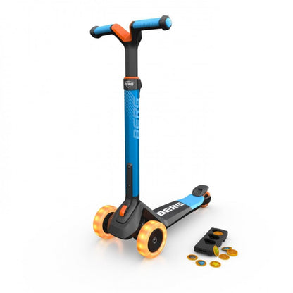 Patinete Berg Nexo Lights Con Plataforma Magnetica Azul._0