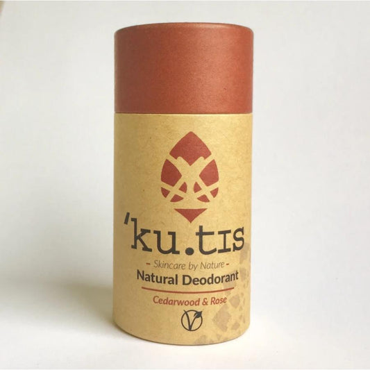Desodorizante ecológico Kutis Zero Waste Cedro e Rosa 55g