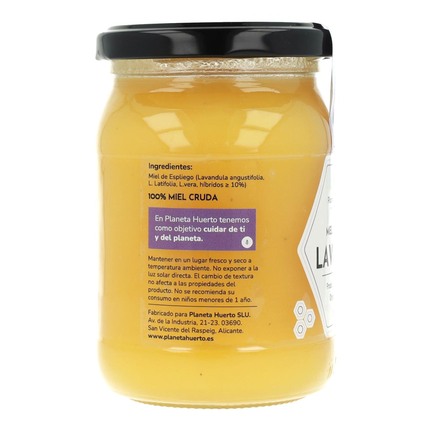 Planeta Huerto Mel Lavanda Cru 500 g
