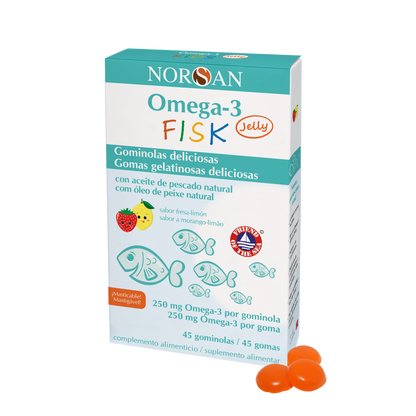 Omega-3 FISK Jelly NORSAN 45 gominolas