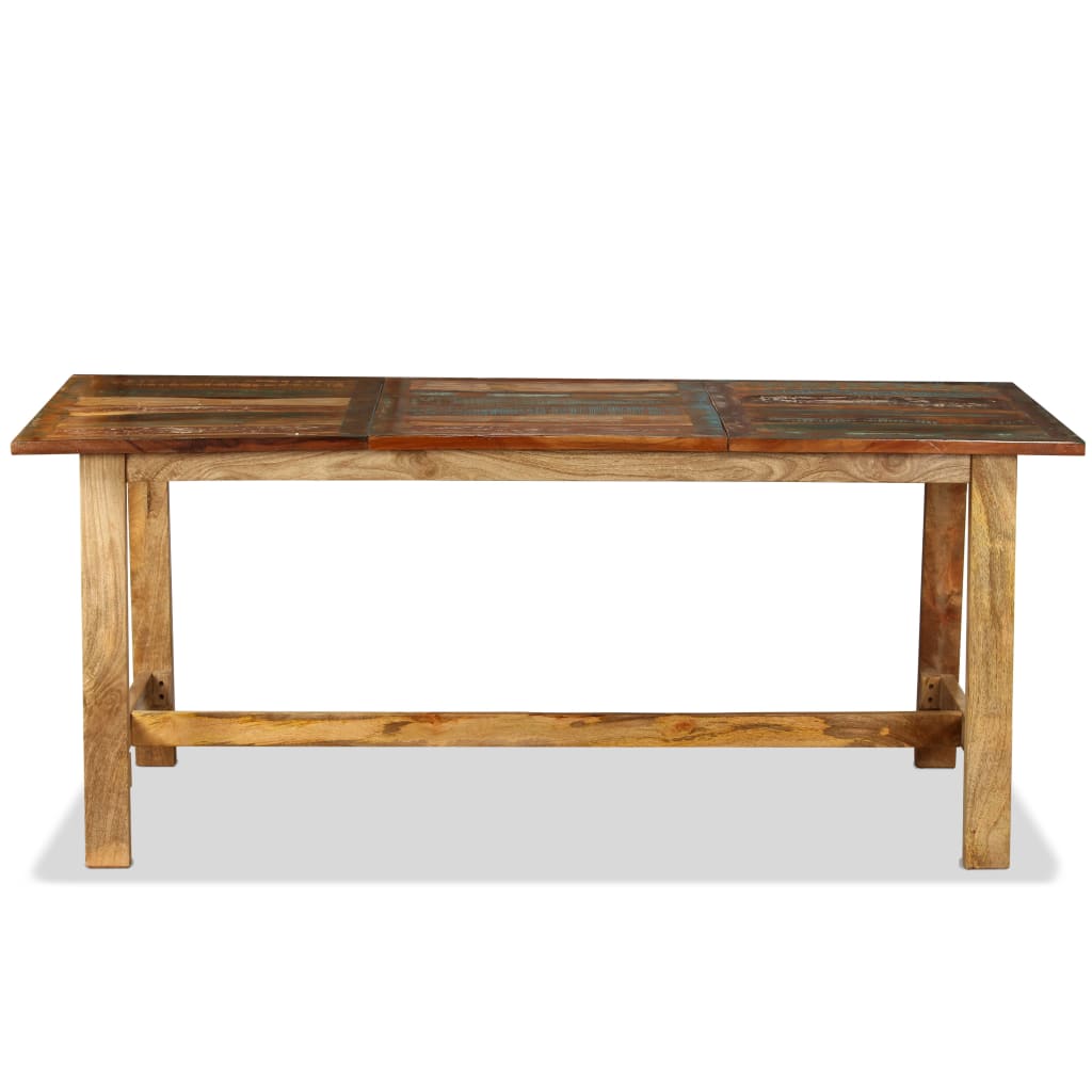 Mesa De Comedor De Madera Maciza Reciclada 180 Cm_2