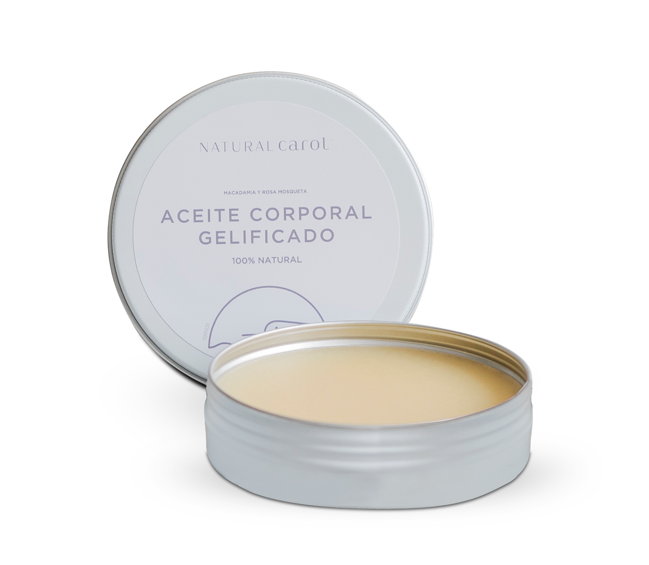 Óleo corporal gelificado Carol Natural 100 ml