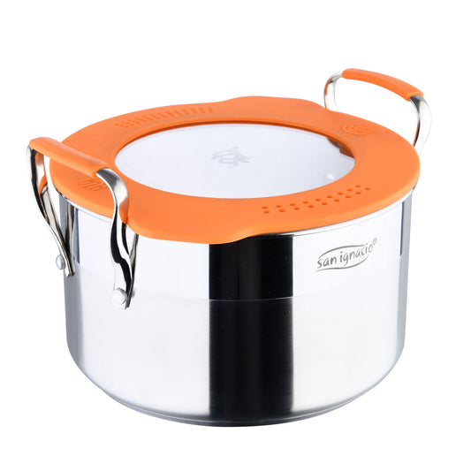 Cacerola Ø20cm S/s Induccion Con Tapa Compact_0