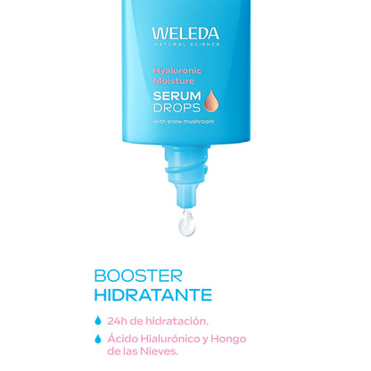 Gotas de reforço do soro hidratante com ácido hialurónico 30 ml