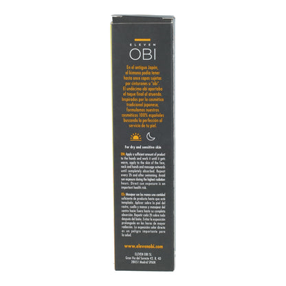Protetor solar antienvelhecimento nacarado Eleven Obi Eco FPS 50 60ml