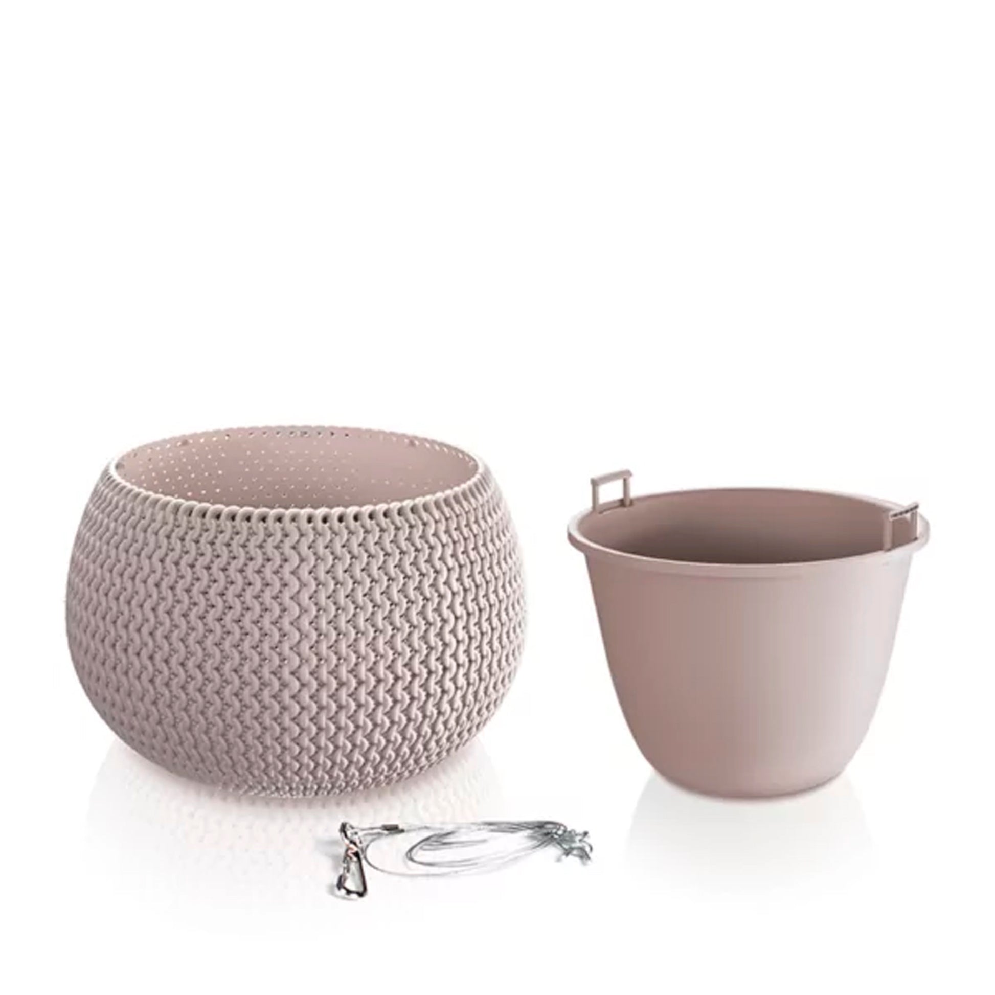 Maceta Splofy Bowl Ws 9l., Con Depósito, Dimensiones (mm) 370x370x218, Color Mocca_3