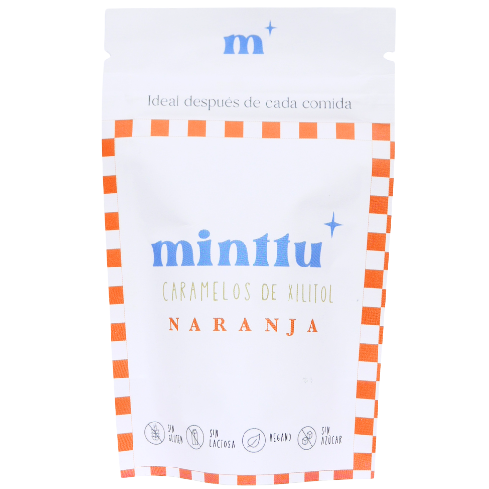Caramelos 100% De Xilitol Naranja 30g_0