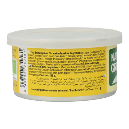 Patê de Cogumelos Biológicos Naturgreen 125 g
