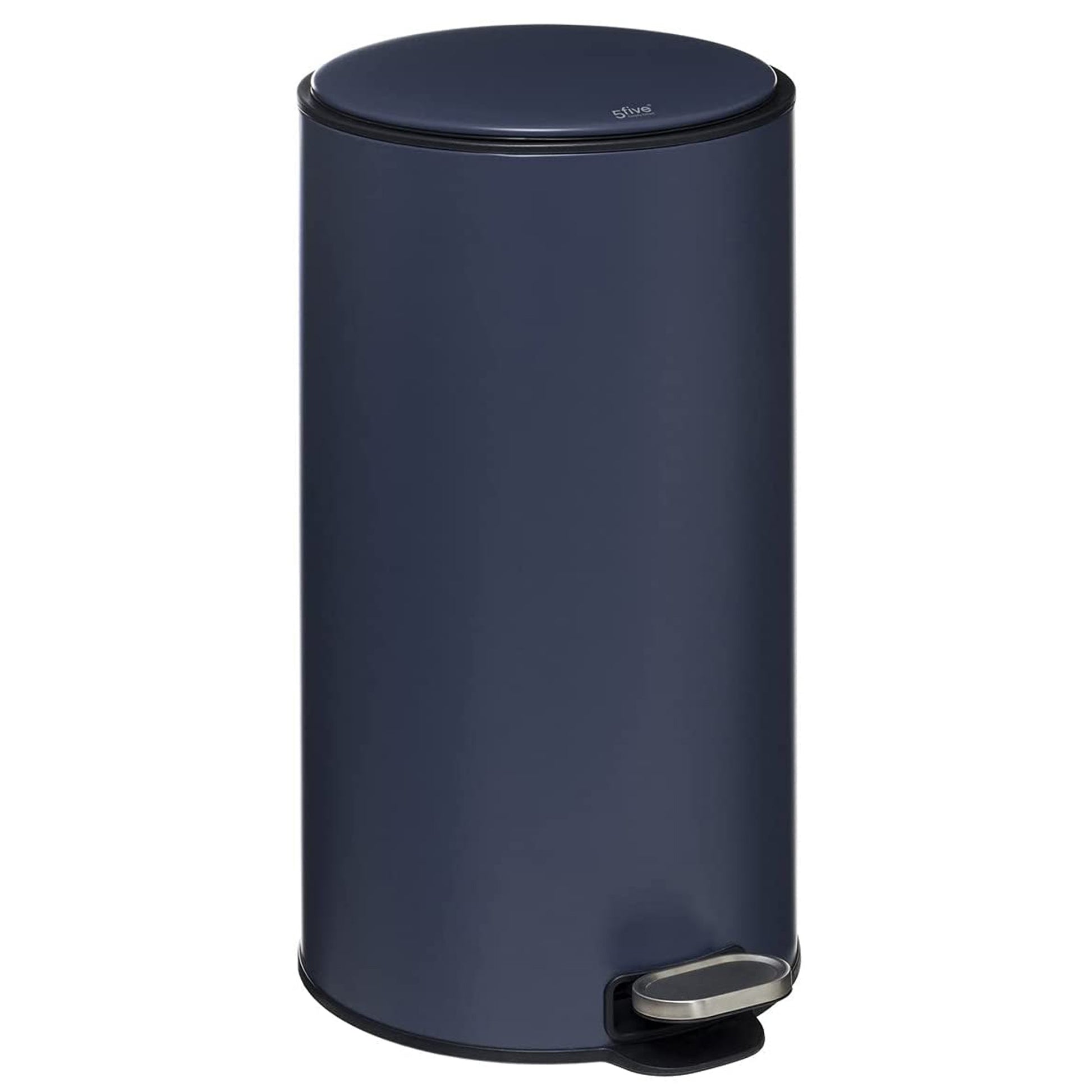 Papelera Metálica 30 L Azul Delta_0