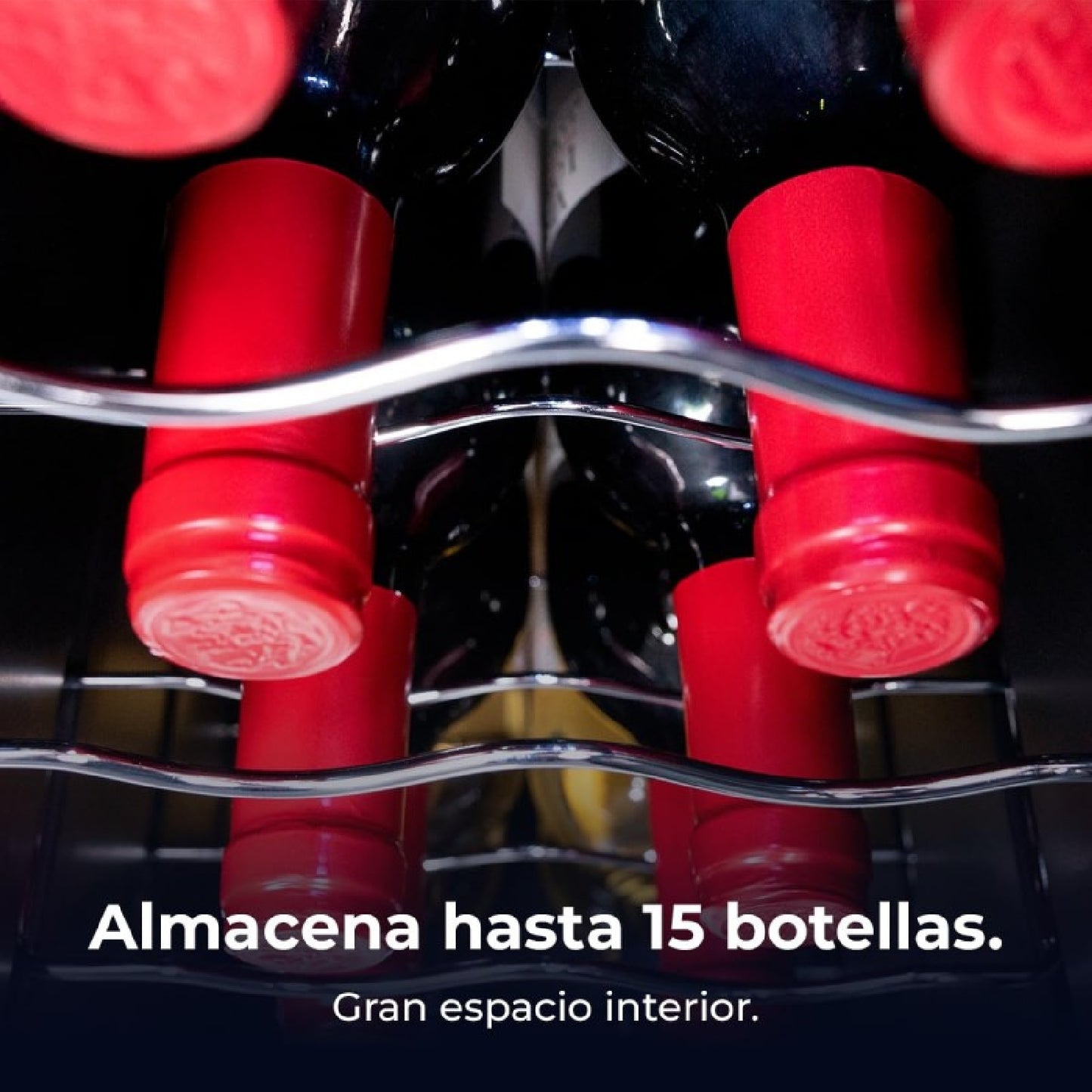Cecotec Vinoteca Bolero Grandsommelier 1550 Black Compressor_1