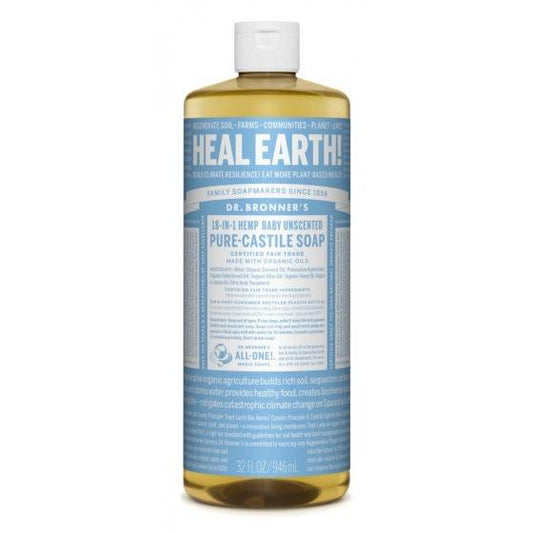 Sabonete Líquido Neutro para Bebé Dr. Bronners 945 ml