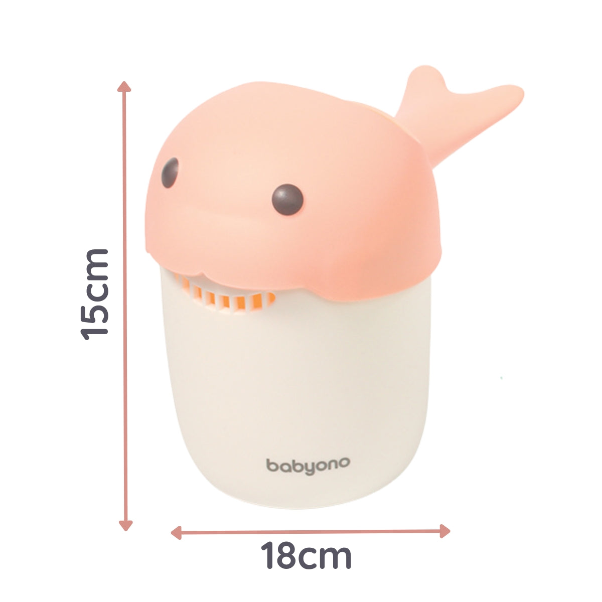 Jarra Del Baño Para Bebés Ballena Pink_1