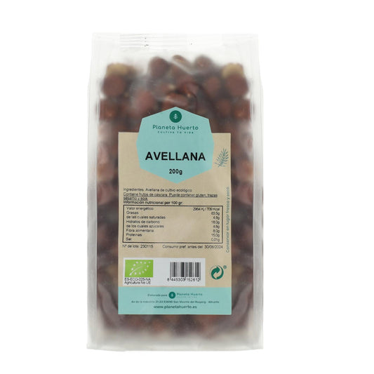 Avelãs Cruas ECO Planeta Huerto 200 g