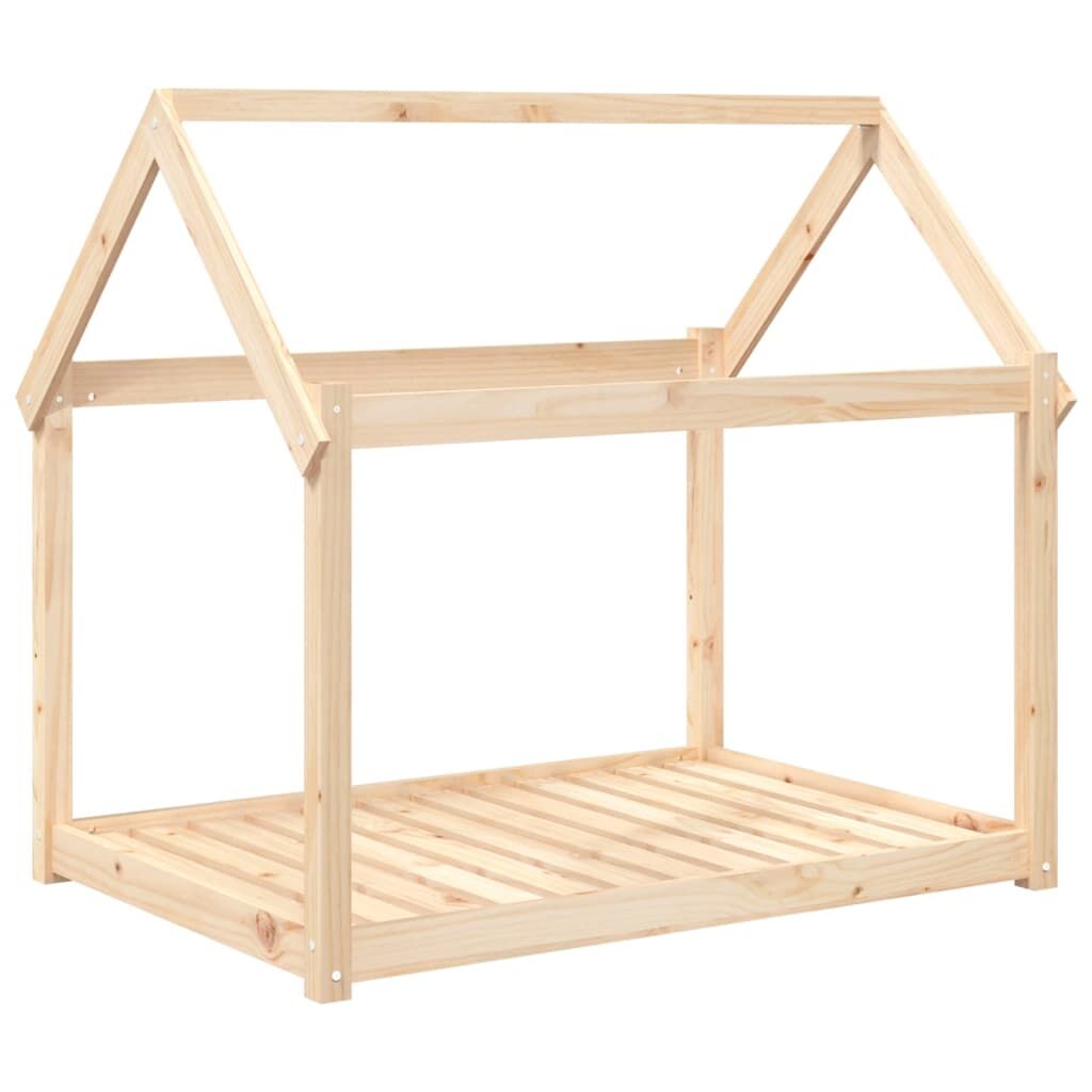 Vidaxl Cama Para Perros Madera Maciza De Pino 111x80x100 Cm_0
