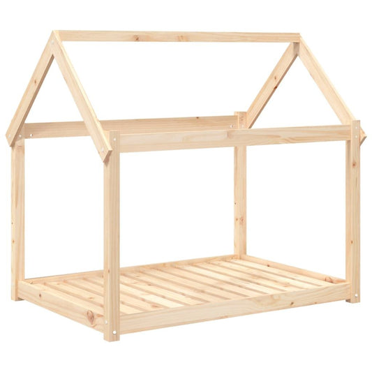 Vidaxl Cama Para Perros Madera Maciza De Pino 111x80x100 Cm_0