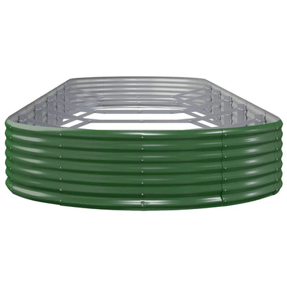 Jardinera Arriate Acero Galvanizado Verde 523x140x36 Cm_3