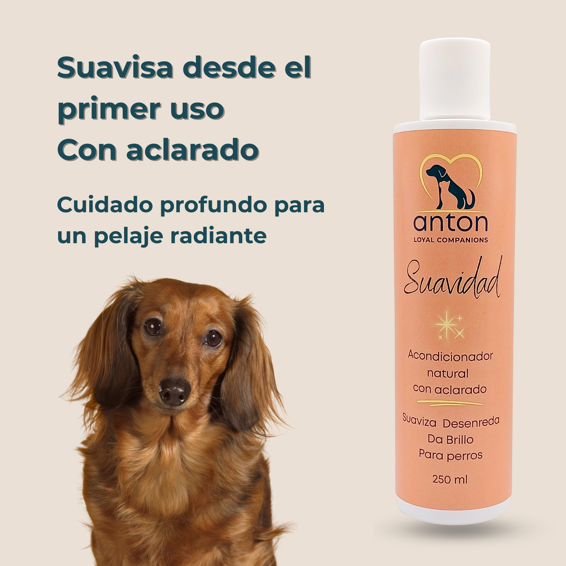 Acondicionador Natural Para Perros “suavidad” – Pack Ahorro – 2x250 Ml