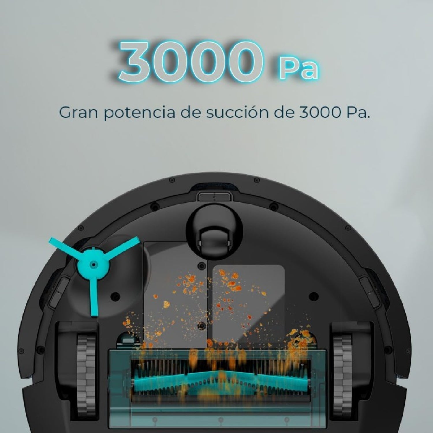 Cecotec Robot Aspirador Conga 7490 Titanium Ultimate X-treme X Con Tecnología De Navegación Láser Limpieza 4 En 1 3000 P_4