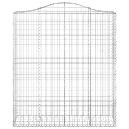 Cestas De Gaviones 11 Uds Forma De Arco Hierro 200x50x220/240cm_3