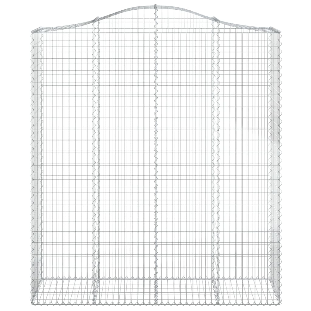 Cestas De Gaviones 10 Uds Forma De Arco Hierro 200x50x220/240cm_3