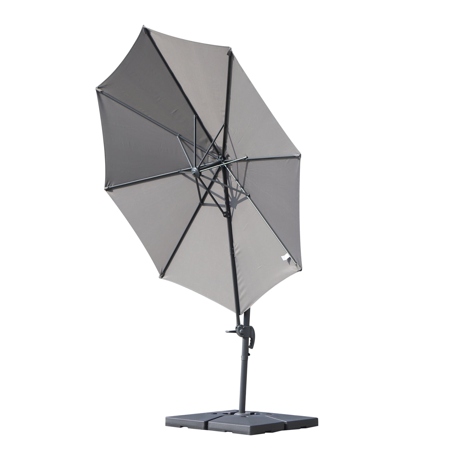 Outsunny Pesos Para Base Cruzada Sombrilla Con Agua 20kg O Arena 30kg 51x51x12cm_1