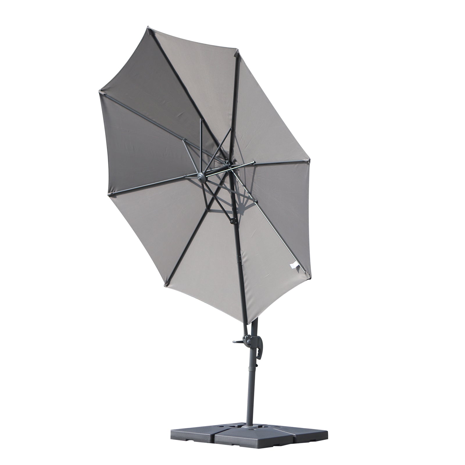 Outsunny Pesos Para Base Cruzada Sombrilla Con Agua 20kg O Arena 30kg 51x51x12cm_1