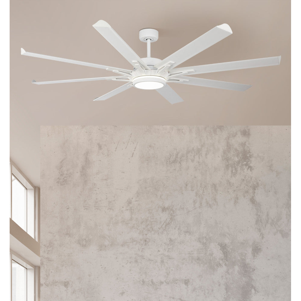Ventilador Dc Grado 30w+15w Blanco 8 Aspas Aluminio 198d 6vel. 3 Colores 3250lm Remoto,memoria,temporizador_1