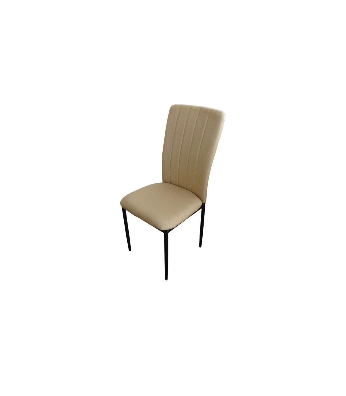 Pack De 4 Sillas Md-trenton Tapizadas En Tejido Beige Arena, 100cm(alto) 36cm(ancho) 55cm(_4