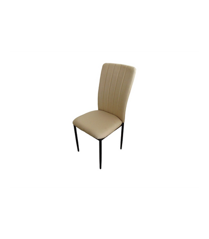 Pack De 4 Sillas Md-trenton Tapizadas En Tejido Beige Arena, 100cm(alto) 36cm(ancho) 55cm(_4