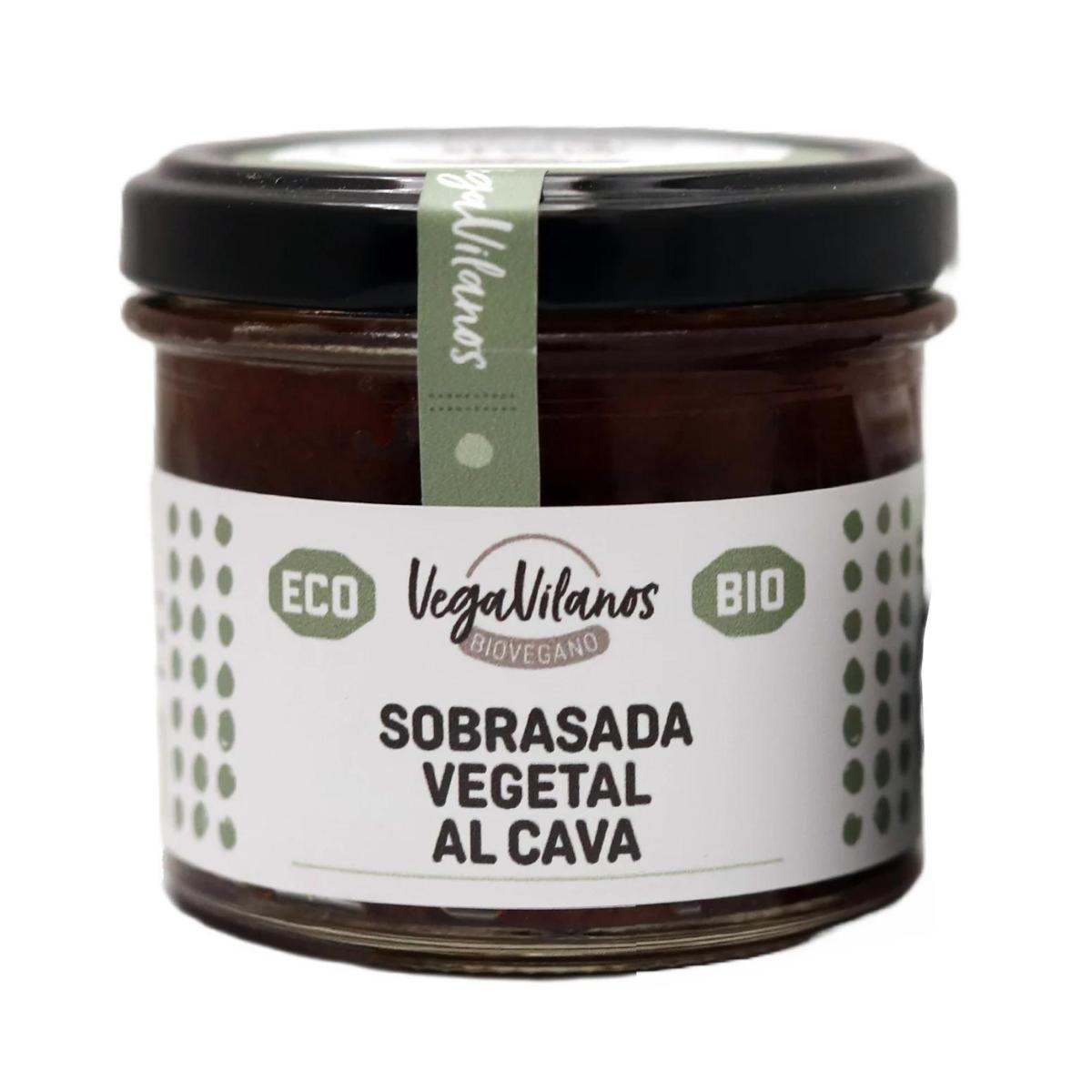 VegaVilanos Sobrasada Vegetal Biológica com Cava 100 g