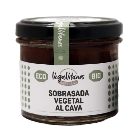 VegaVilanos Sobrasada Vegetal Biológica com Cava 100 g