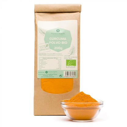 Cúrcuma em pó ECO Planeta Huerto (saco de 200g)