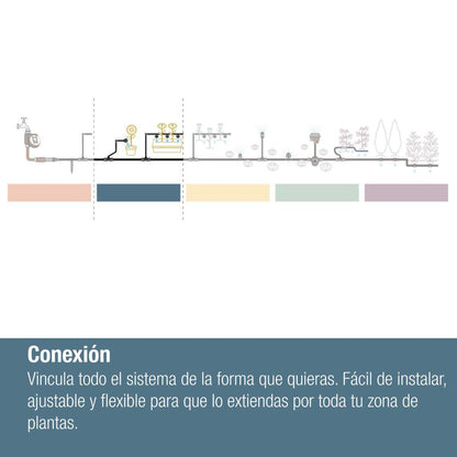 Peça em T 4,6 mm (3/16") x10 Gardena Microdripsystem
