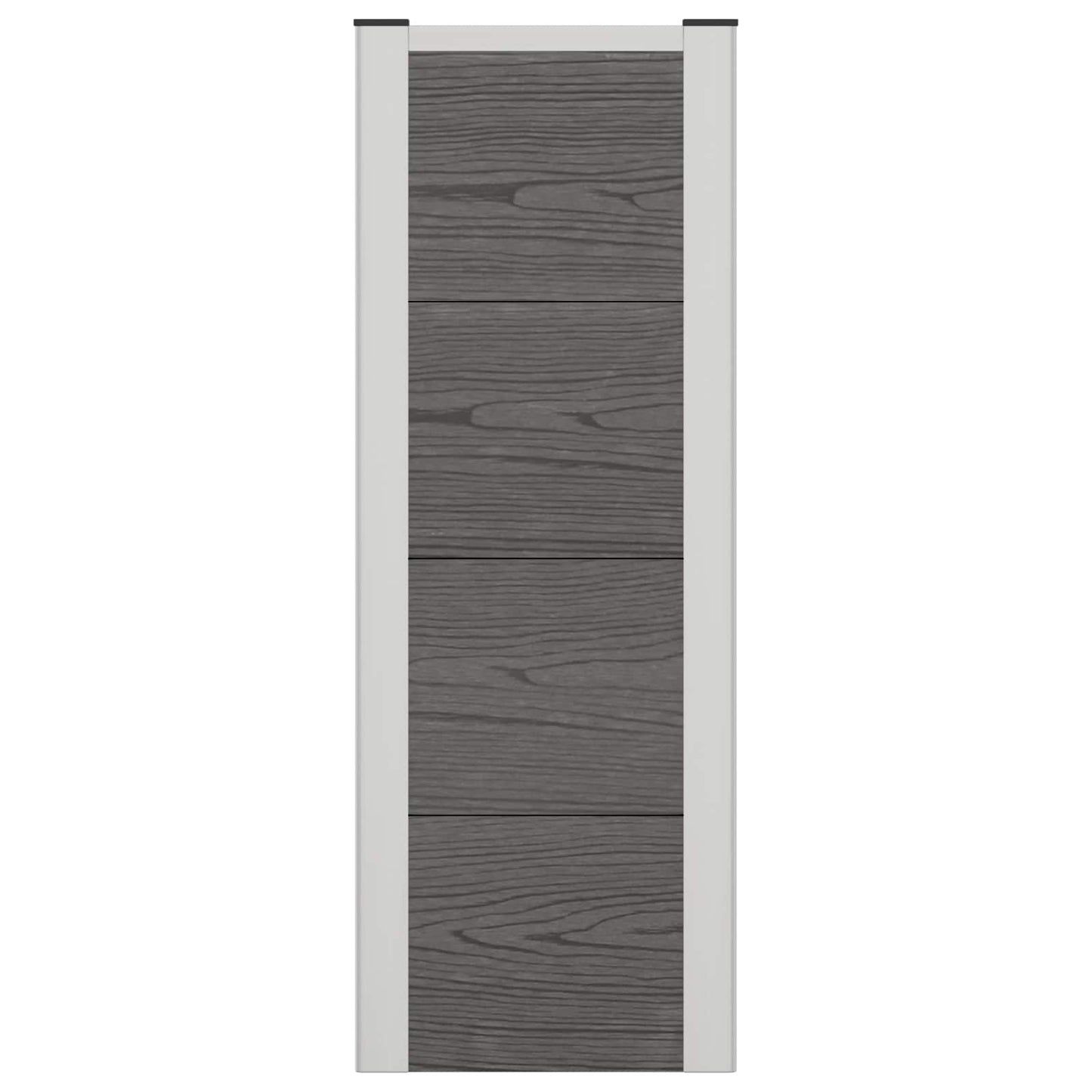 Arriate Elevado Gris 75 X 30 X 82 Cm Wpc Y Aluminio_4