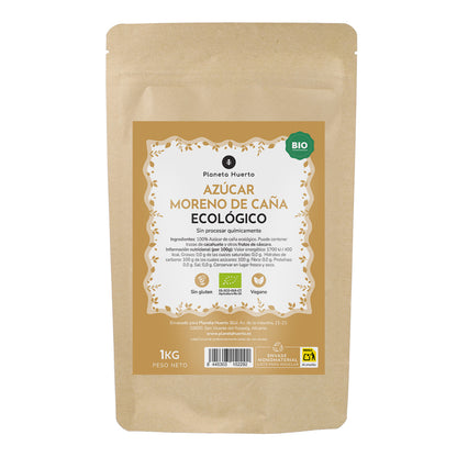 Açúcar mascavado biológico de cana da Planeta Huerto 1 kg