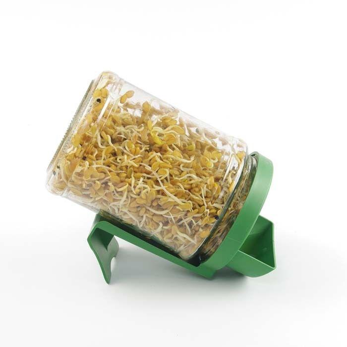 Pote para germinação GermLine com suporte verde