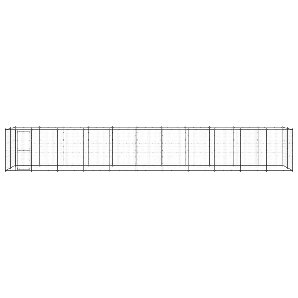 Vidaxl Perrera De Exterior De Acero 26,62 M²_1