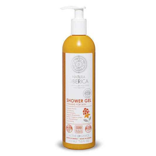 Natura Sibérica gel de banho vitamínico 400 ml