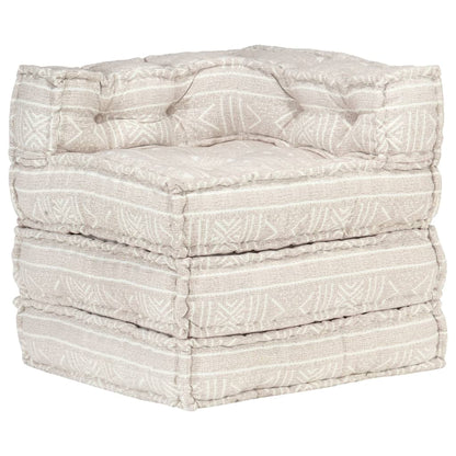 Vidaxl Puf Modular De Tela Beige_5