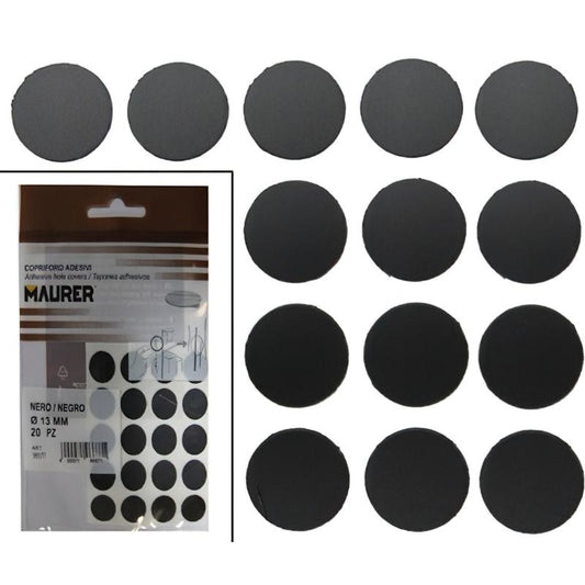 Tapatornillos Adhesivos Negro (blister 20 Unidades)_0