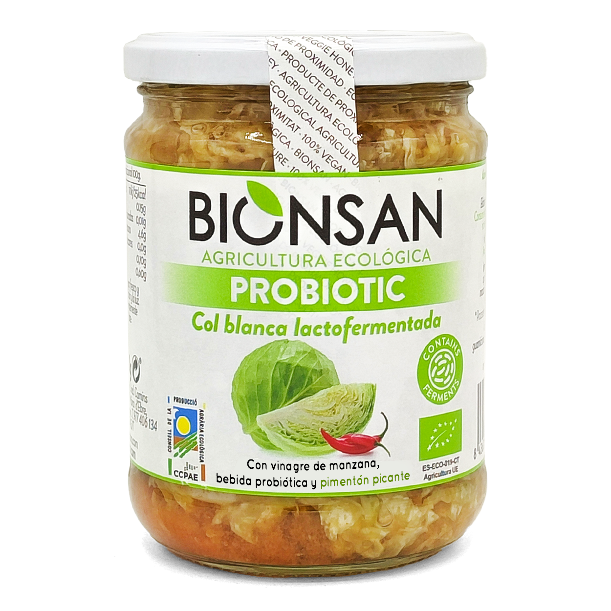 Chucrut Col Blanca Fermentada Eco Bionsan 420gr_0