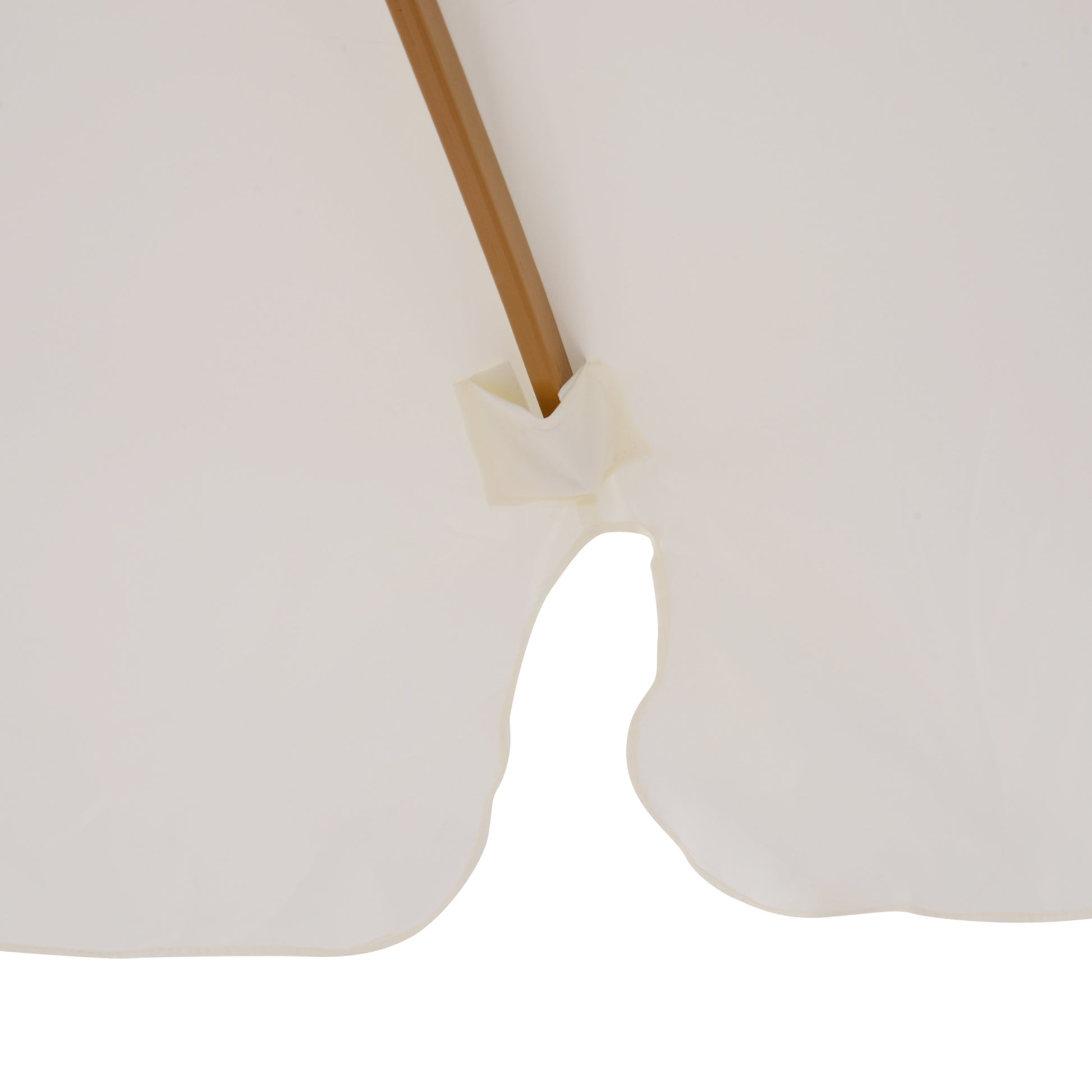 Outsunny Sombrilla Jardín Ø325x250cm Sistema De Polea Techo De Ventilación Beige_4