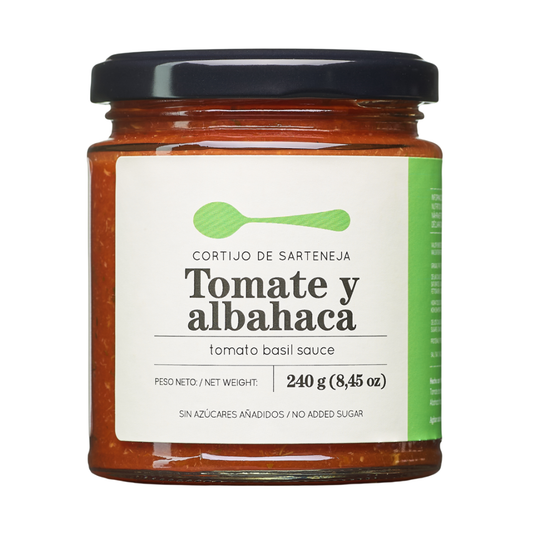 Salsa De Tomate Y Albahaca Natural Sin Azúcar Añadido 240 G 6 Unidades_0
