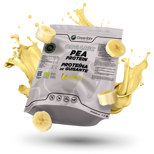 Green Tahr Proteína de Ervilha Biológica Sabor Banana 750g