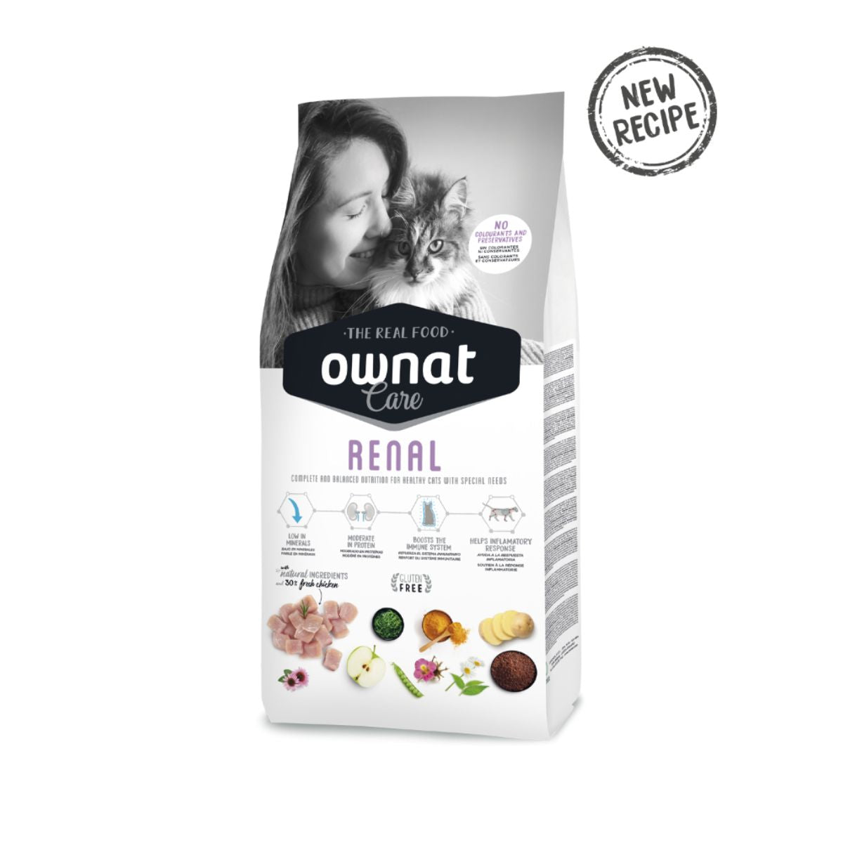 Ração Ownat Care Renal para Gatos 3 kg
