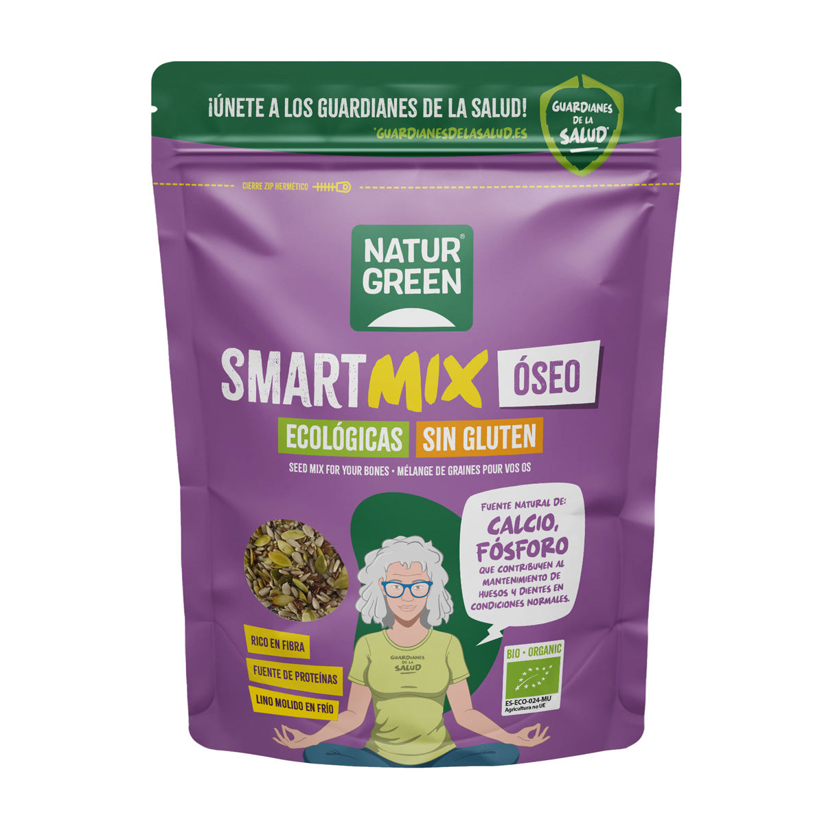 Mezcla de Semillas SmartMix óseo Bio Naturgreen 175 g