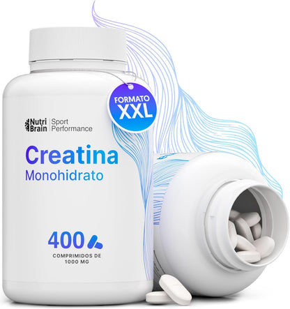 Creatina Monohidratada Rendimiento Deportivo Y Mental Nutribrain 400 Comprimidos_0