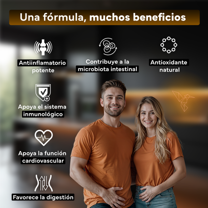 Pack 2x Cúrcuma + Piperina Sevens Nutrition. Antiinflamatorio Y Salud Articular._2