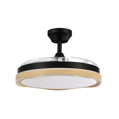 Ventilador Dc Blondi Negro/madera 3aspas107d 7200lm 6vel 3000k,4500k,6000k Remoto+temporizador+memoria_1