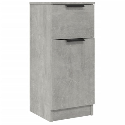 Aparador De Madera Contrachapada Gris Hormigón 30x30x70 Cm / Vetonek_5